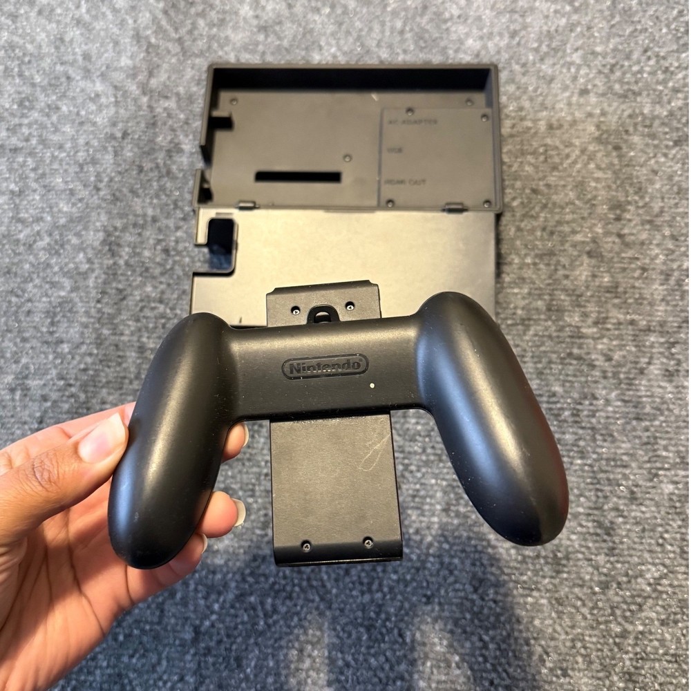Nintendo Switch Dock Station and Joycon Grip Bundle OEM Authentic Tested