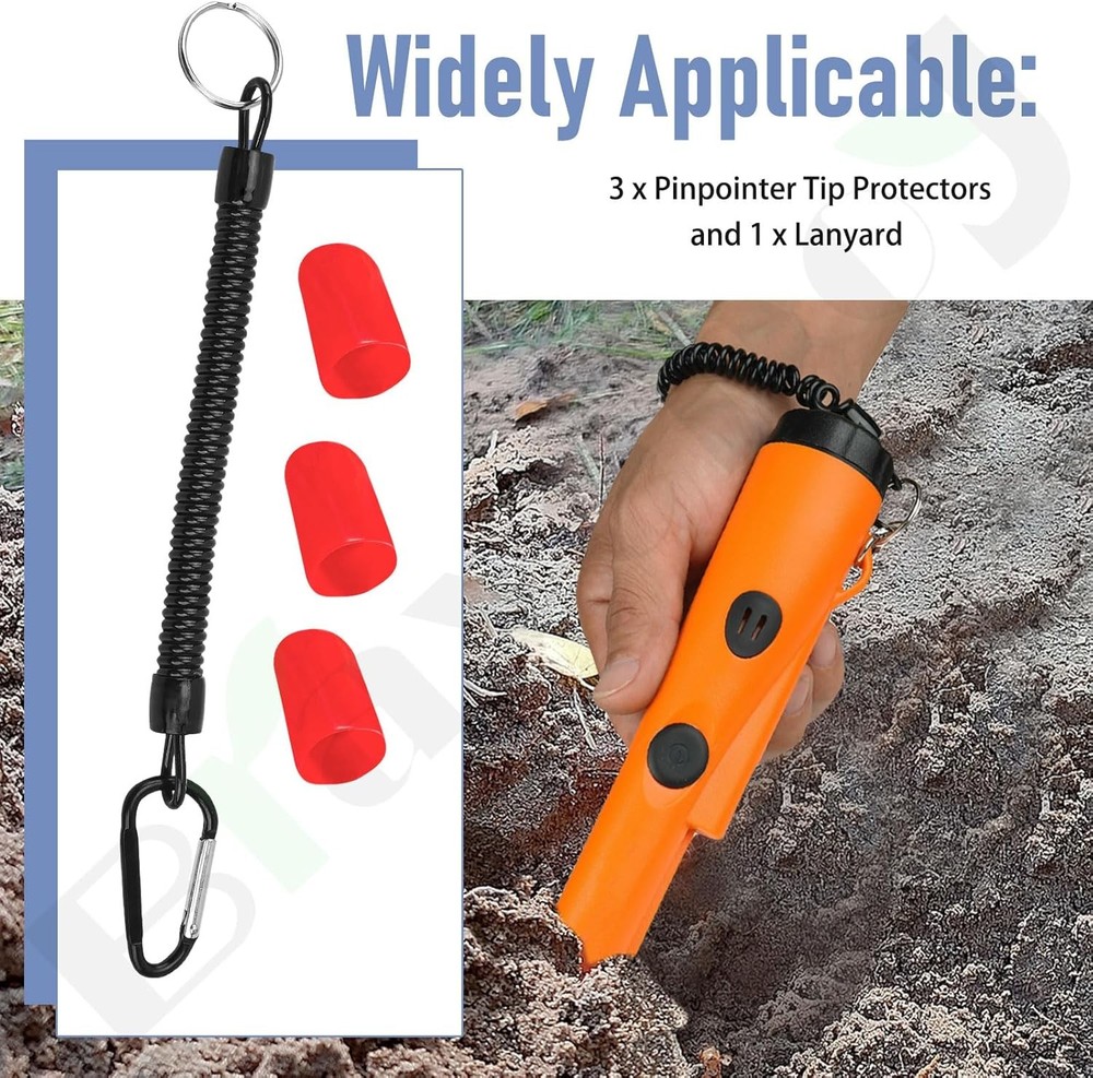 PINPOINTER TIP PROTECTORS AND LANYARD FOR GARRETT PRO-POINTER AT W