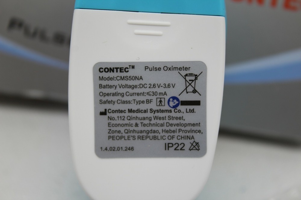 CONTEC OLED CMS50NA Pulse Oximeter,SpO2 and PR Value Waveform Blood Free Ship