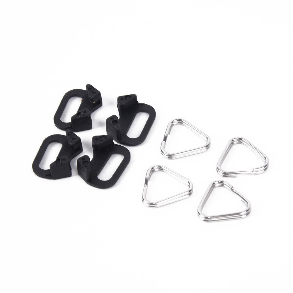 4pcs Triangular Split Rings For Camera Back Belt Strap Buckle Accessories New