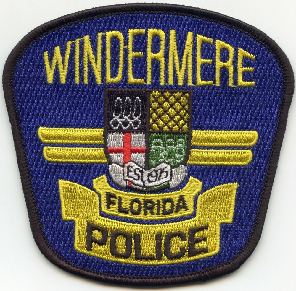 WINDERMERE FLORIDA FL POLICE PATCH