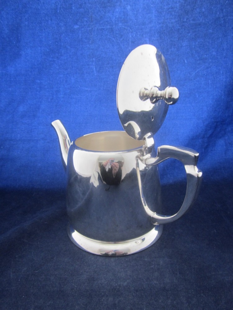 Silverplate Teapot Heavy Unmarked