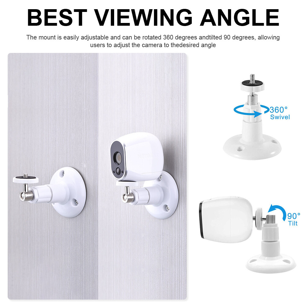 Wall Mount Holder Bracket For Ring Stick Up Cam Wired/Battery Security Camera