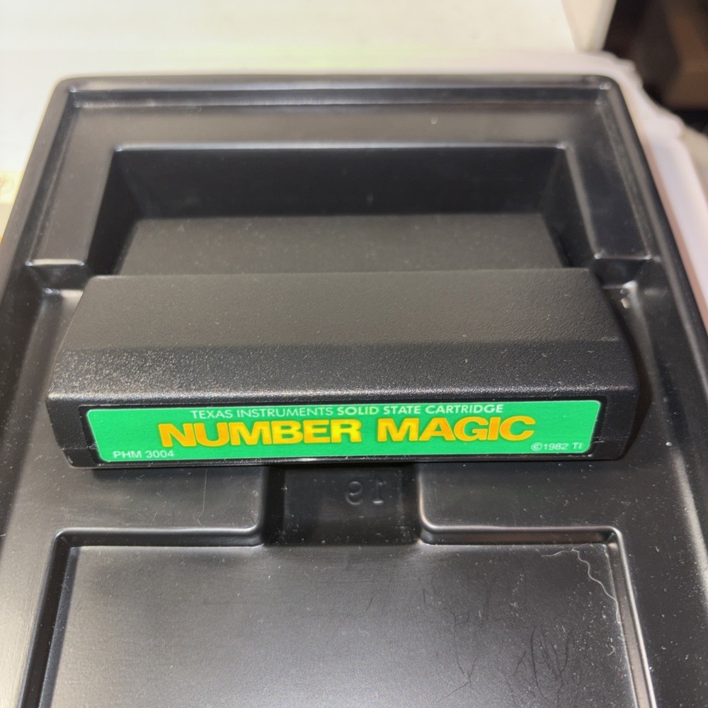 Texas Instruments T1 Home Computer Applications Software Game Lot (4) 1981