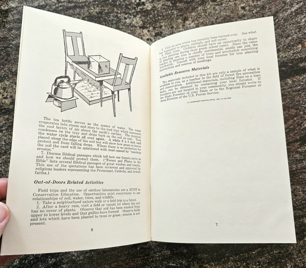 Smokey Bear Club Teaching Unit, 1966