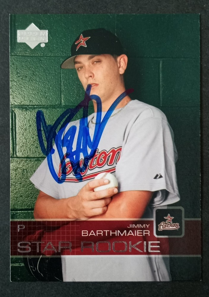 2003 Upper Deck SIGNED: James Barthmaier, ASTROS #79