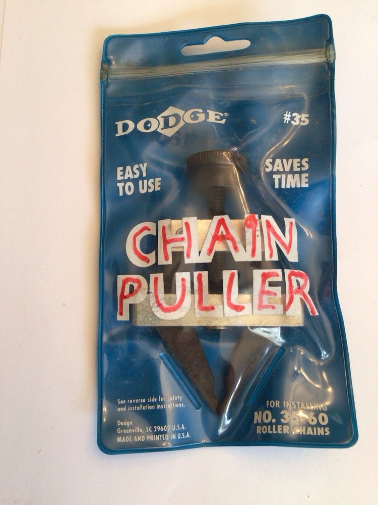 Dodge No. 35 Chain Puller For Installing # 35 - 60 Roller Chains NEW USA Made