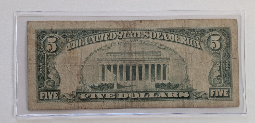 US Five Dollars, 1963, $5 Red Seal