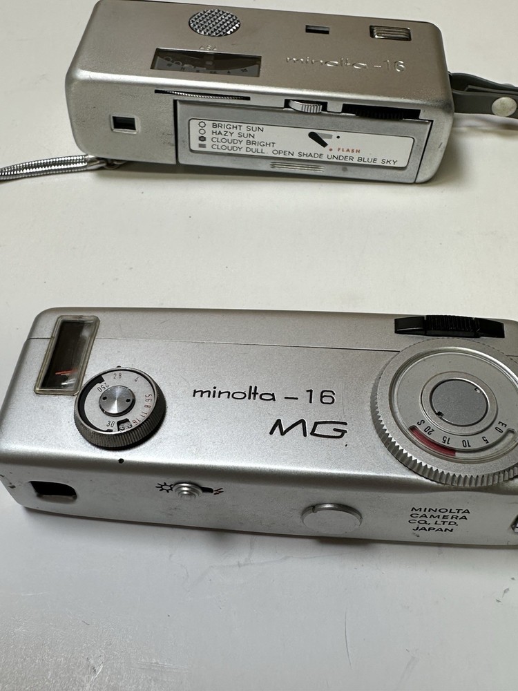Minolta-16 MG And Minolta-16 Camera (Untested)