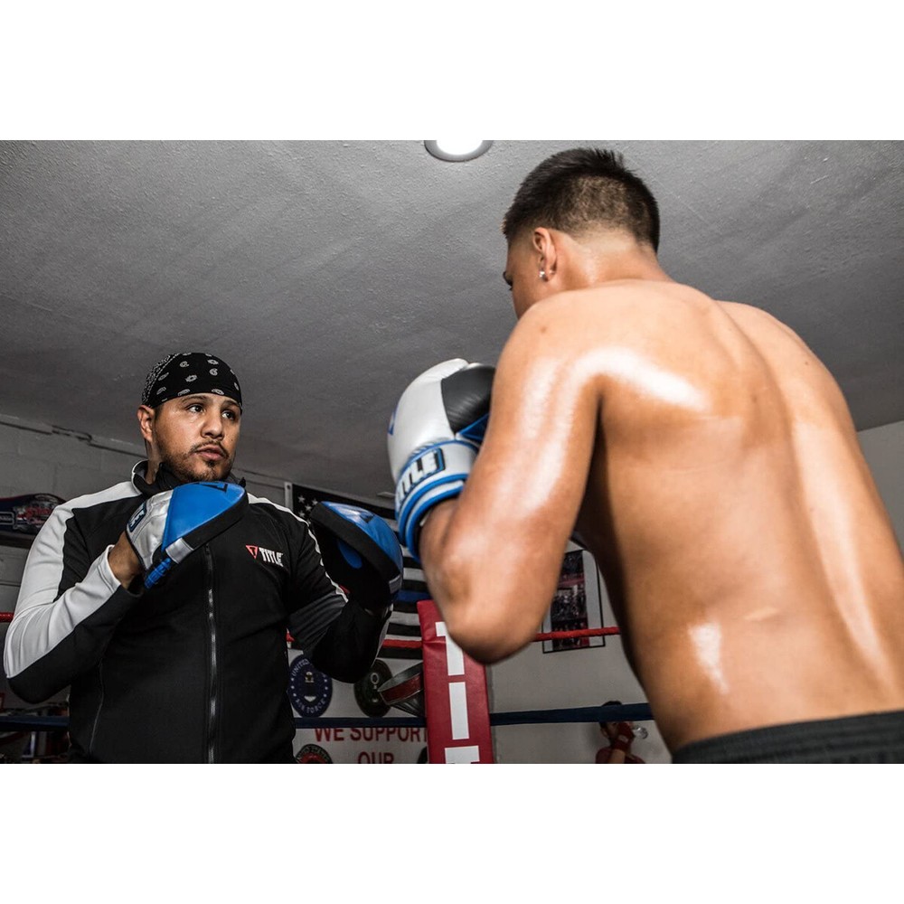 Title Boxing Platinum Perilous Micro Palm Mitts - Black/Silver