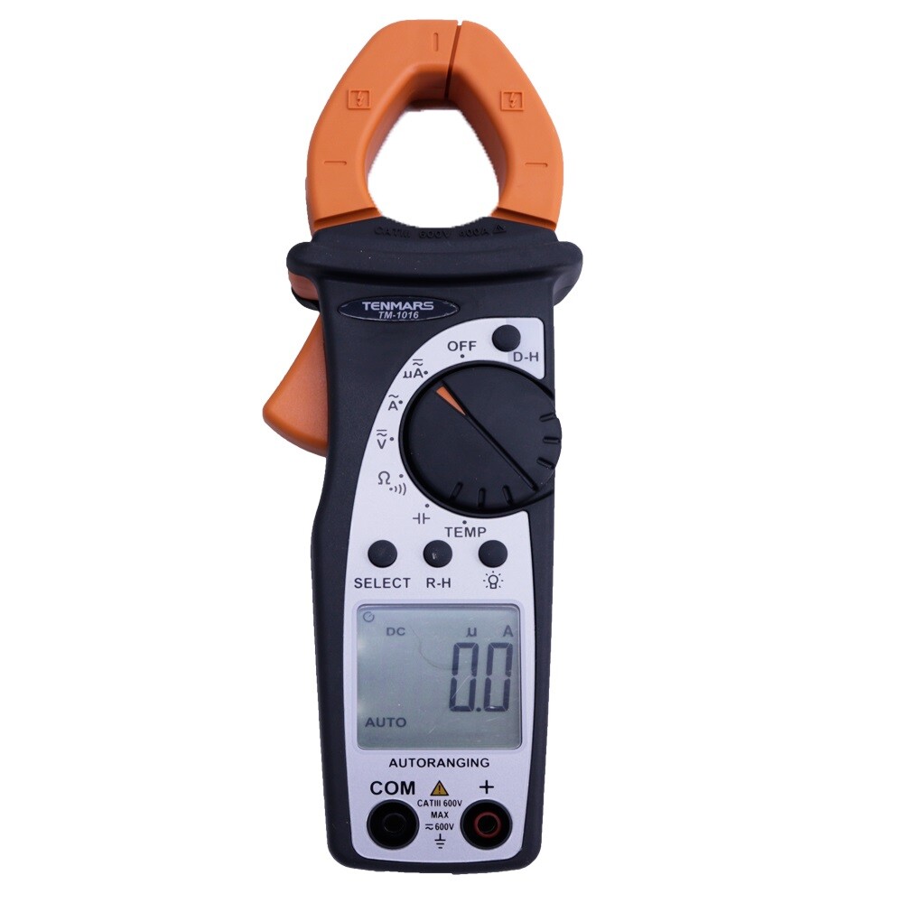 TENTARS  AC-HVAC TM-1016 Clamp Meter Continuity, Capacitance, Temperature #