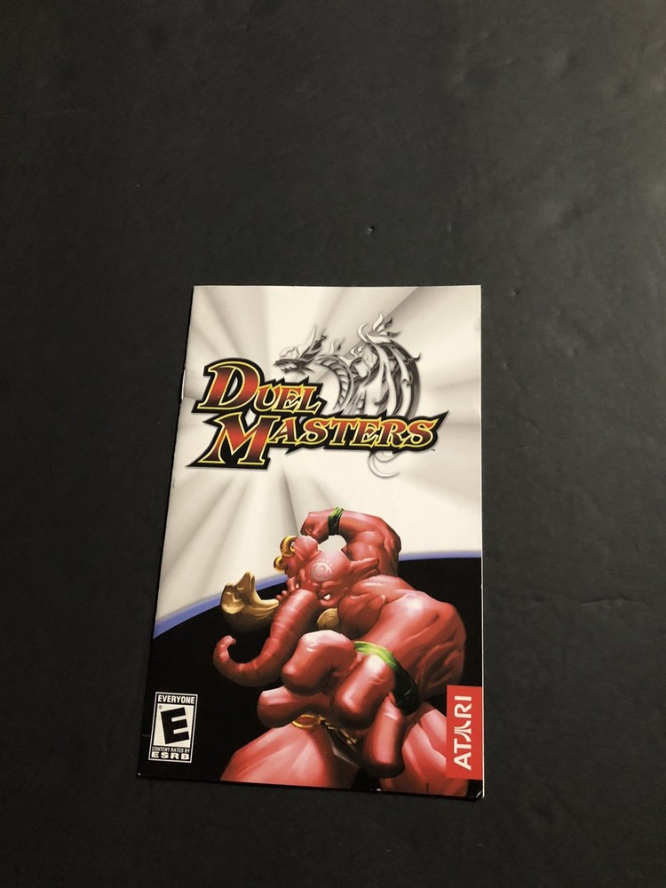 duel masters ps2 Manual Only