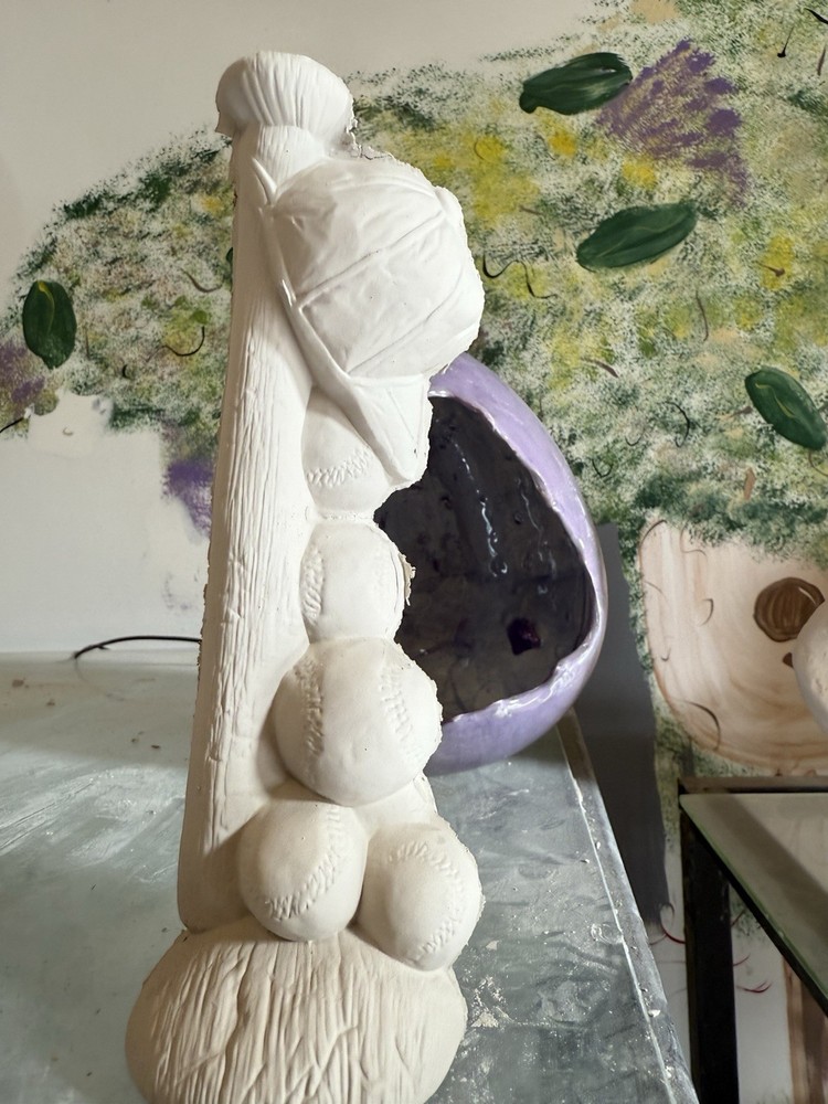 Ceramic Bisque Baseball Steak