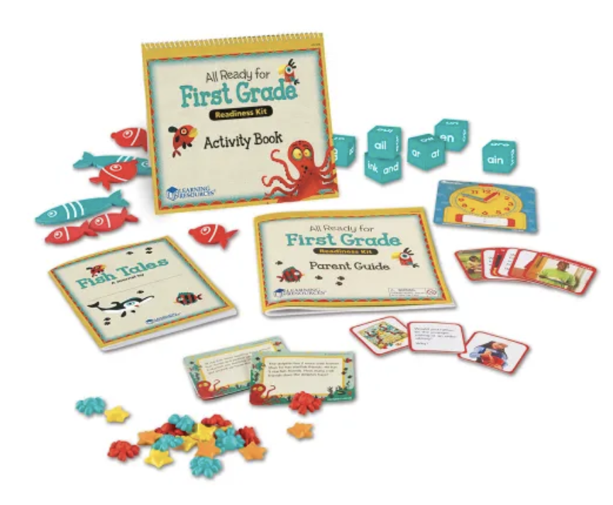 Learning Resources All Ready For First Grade Readiness Kit, Model LER3479 NEW