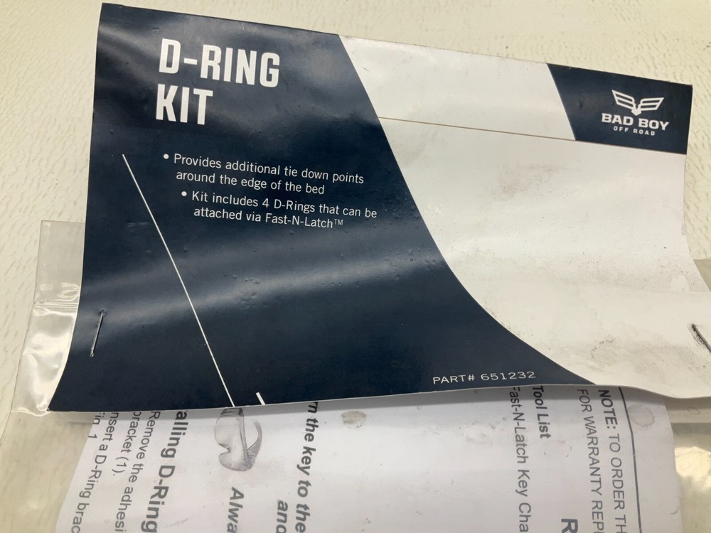 Bad Boy 651232 D- Ring Kit New (TSC)