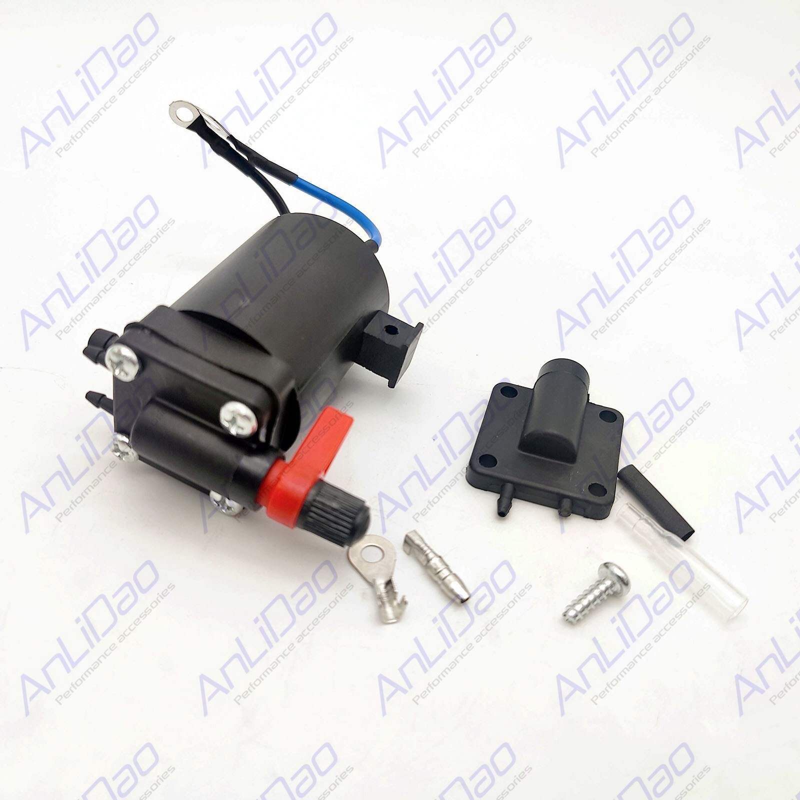 For Johnson Evinrude New Fuel Primer Choke Solenoid One Nipple 5007356 397909