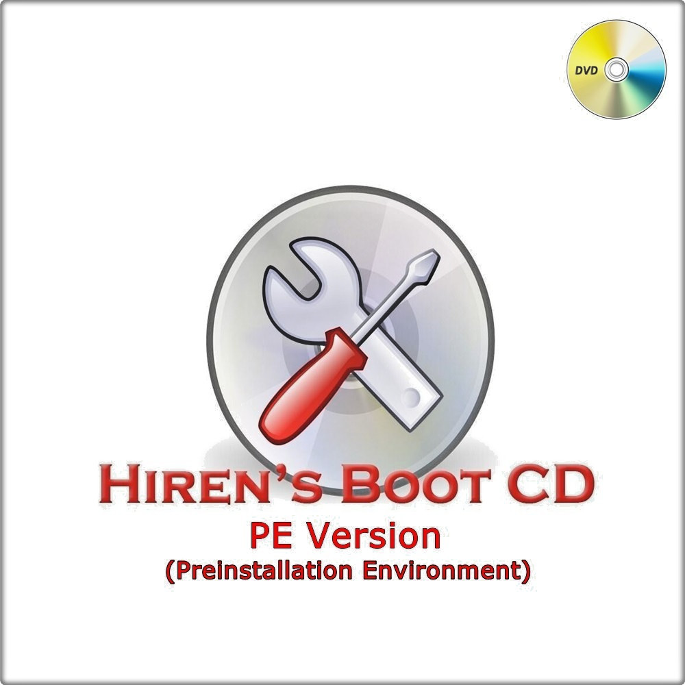 Hiren's Boot CD Bootable CD Utility Toolkit For PC Diagnostics & Repair | DVD