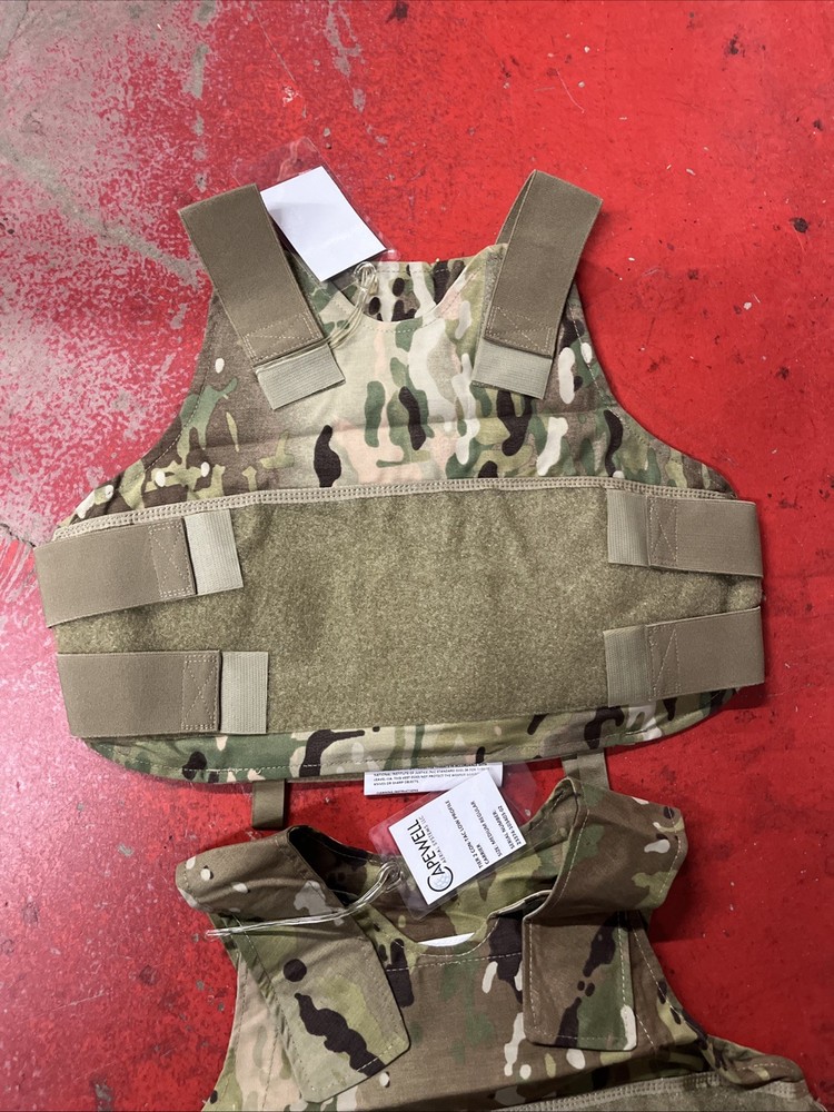 Security Forces Female Tactical Plate Carrier Multicam w/ Soft Insert Small Long
