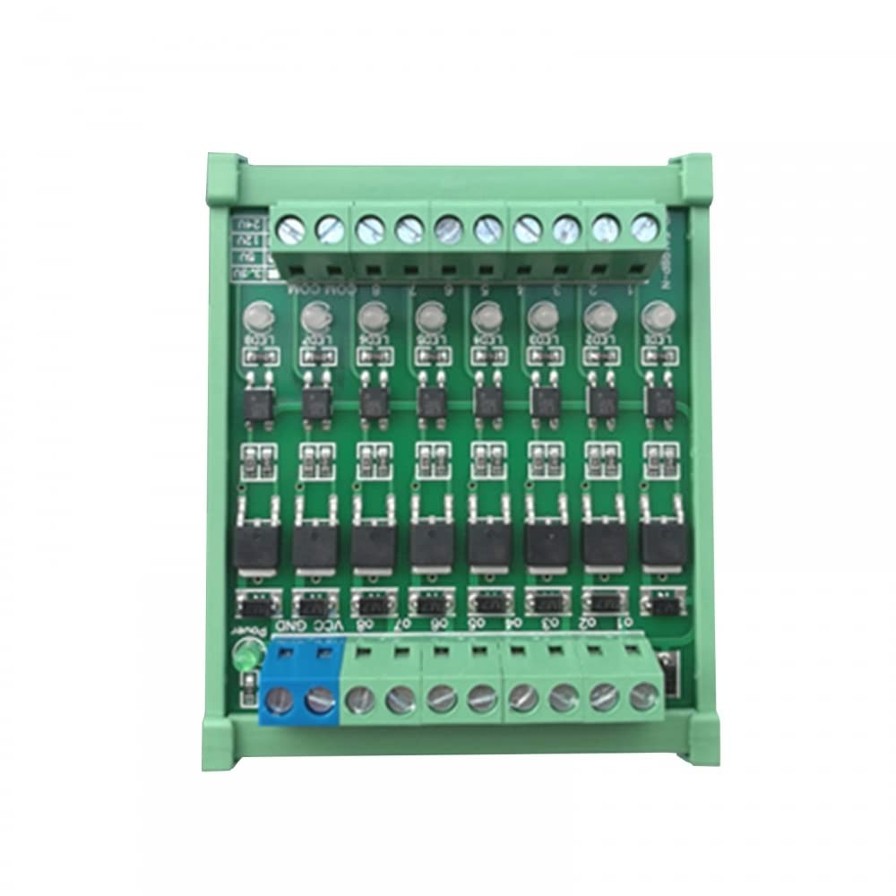8Channel PLC Amplifier Circuit Board DC 3.3V/DC 5V Optocoupler Module System