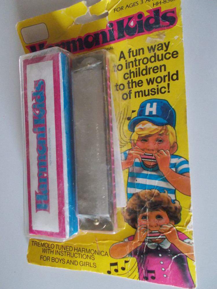 Vintage Hohner Harmonica HarmoniKids with Instructions & Case New in Package