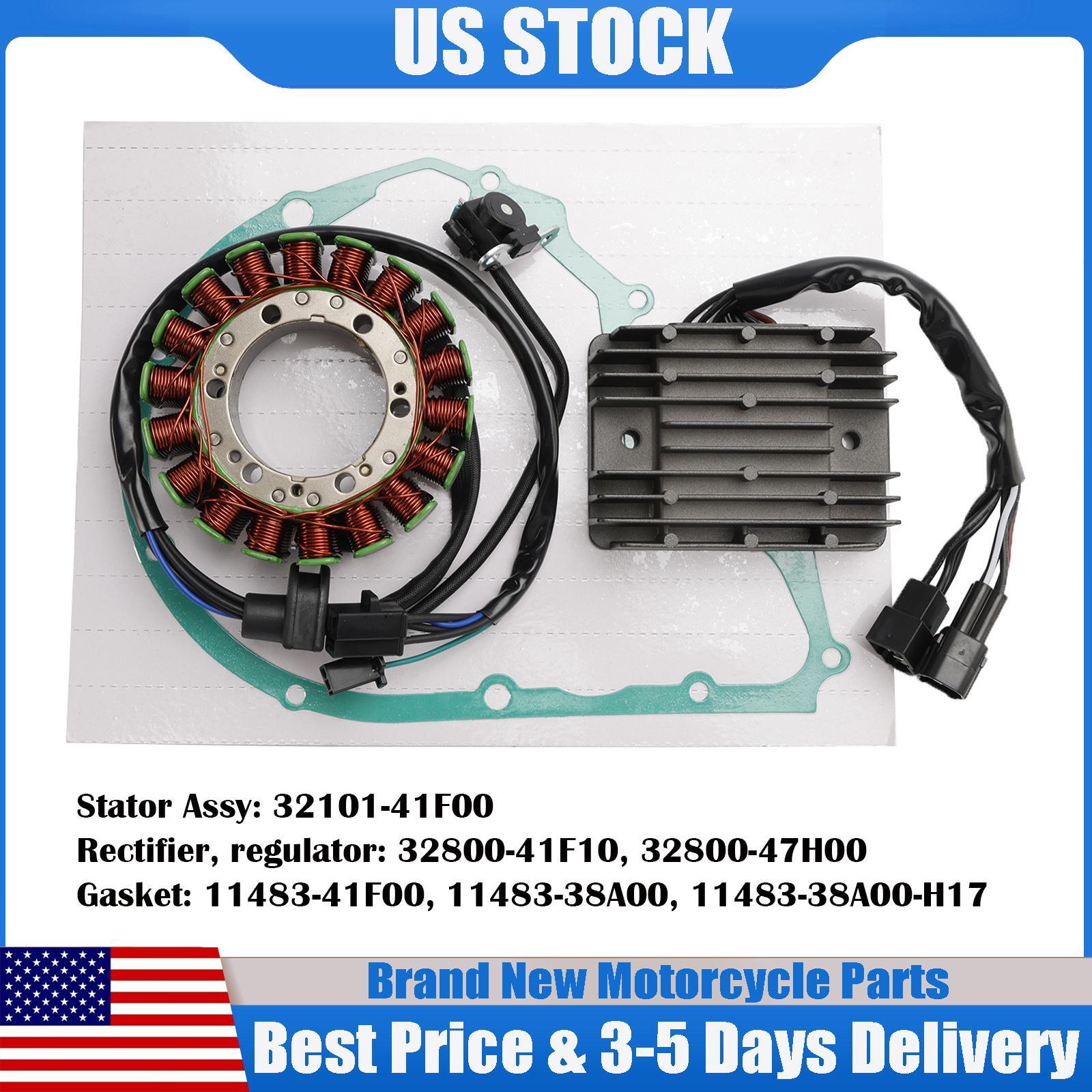 Magneto Stator+Voltage Rectifier+Gasket For Suzuki Volusia VL800 (K5) 2001-2004