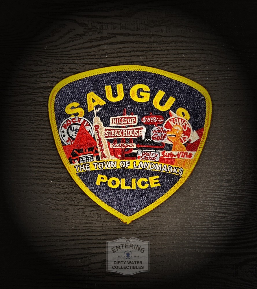Saugus MA PD Commemorative Landmarks Patch