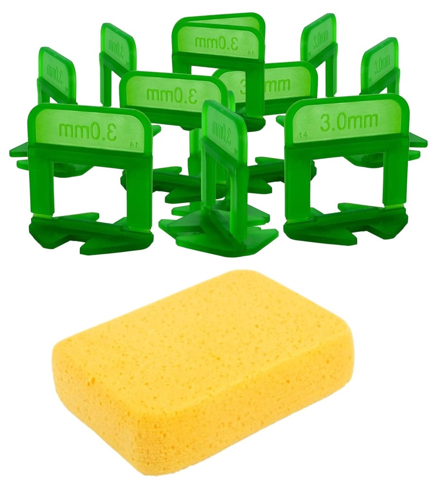 Tile Leveling System 1/8 inch- 2000 Piece Tile Spacers- Tile Spacers Leveling...