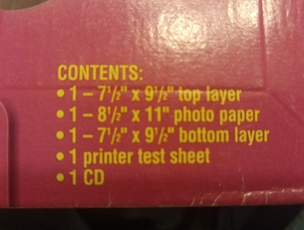 3M Printscape Personalized Mouse Pad Kit For Inkjet Printers