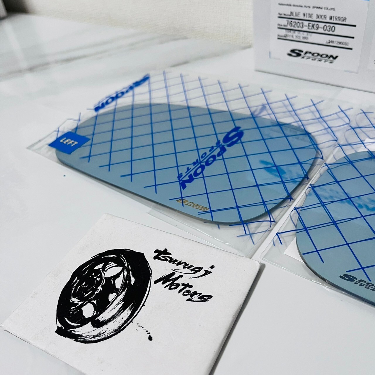 Spoon OEM BLUE WID DOOR MIRROR HONDA CIVIC INTEGRA EK4 EK9 DC2 DB8 76203-EK9-030