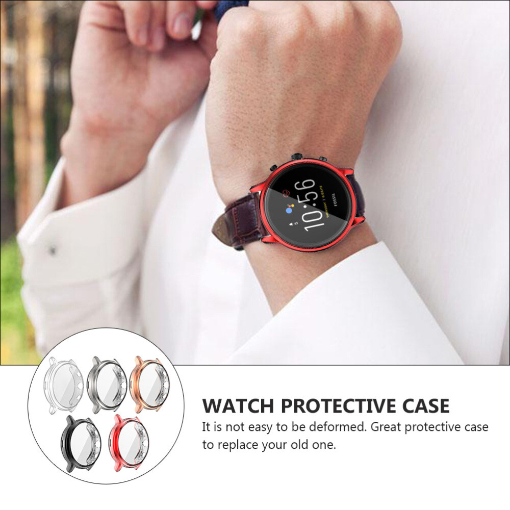 5pcs Delicate Protective Case Watch Case Compatible for Fossil Gen 5 Carlyle