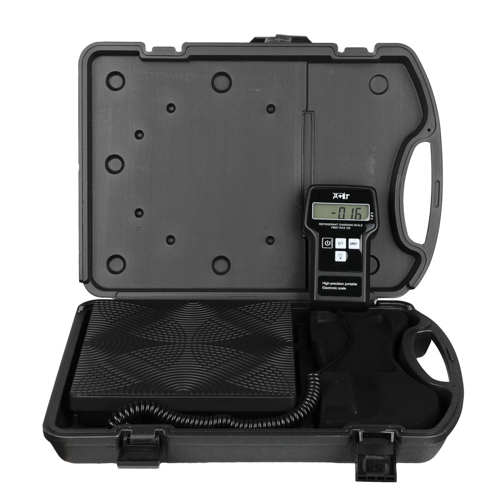 PB Motor TECH 220LBS Electronic Refrigerant Charging Scale with Portable Case, D