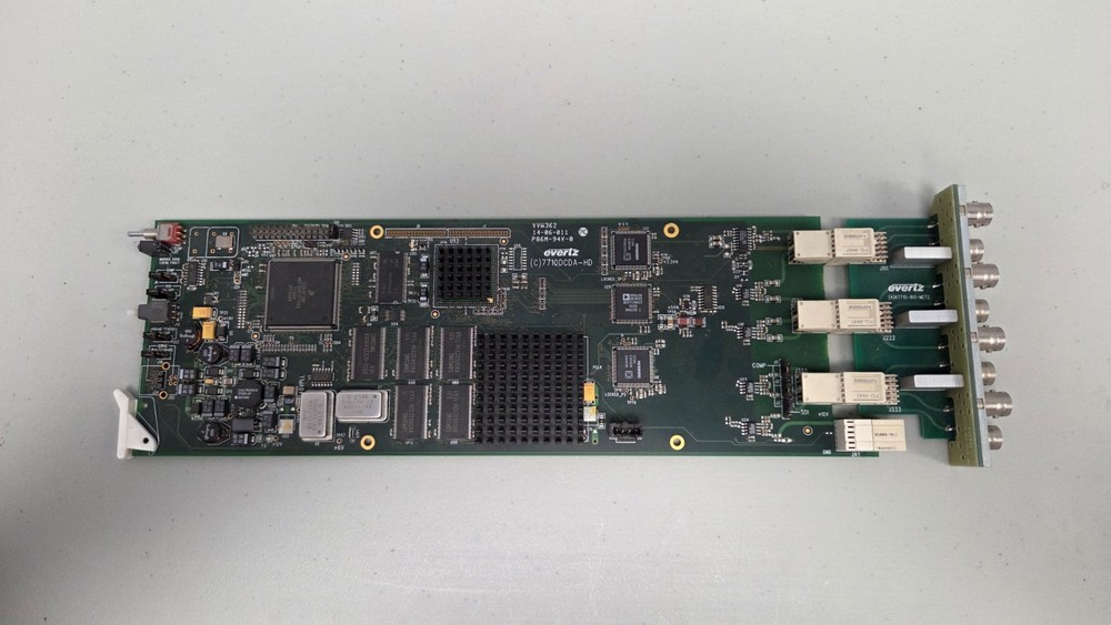 Evertz 7710DCDA-HD HD Down Converter & Distribution Amplifier Module w/Backplane