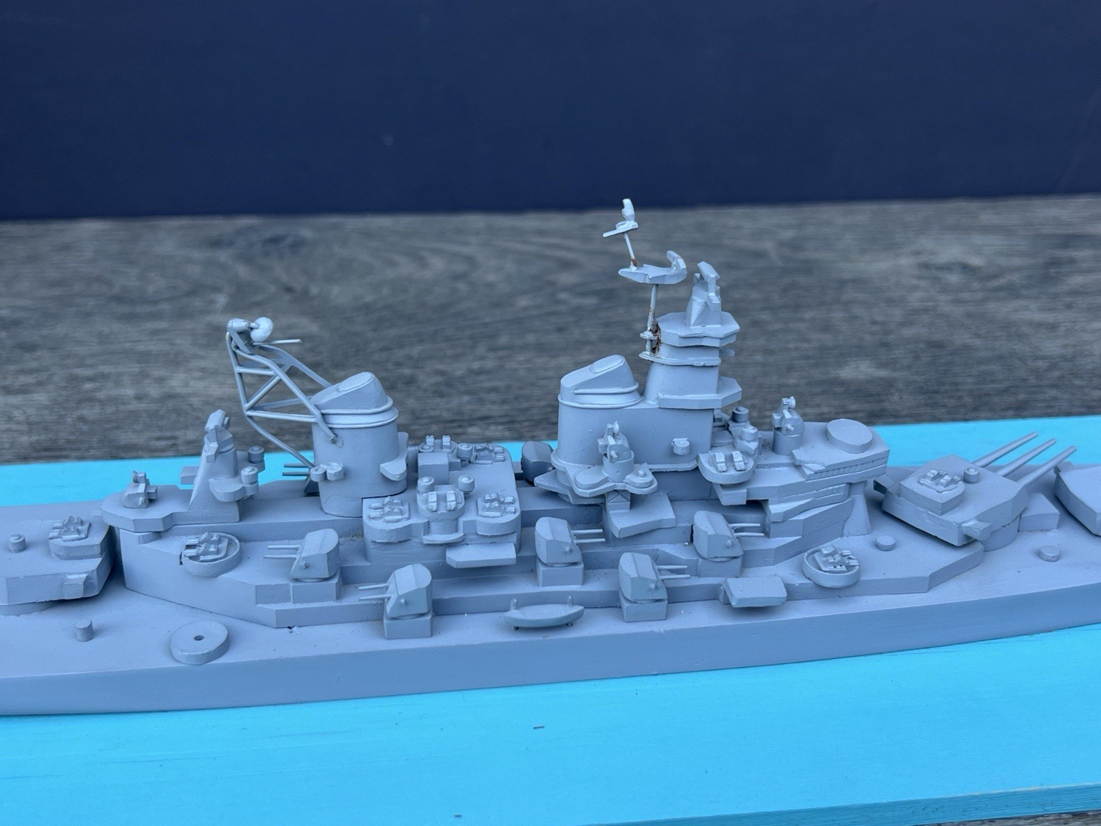 Vintage Comet Metal Prod. WW2 Recognition Model 5AA Series USS Missouri 1:500