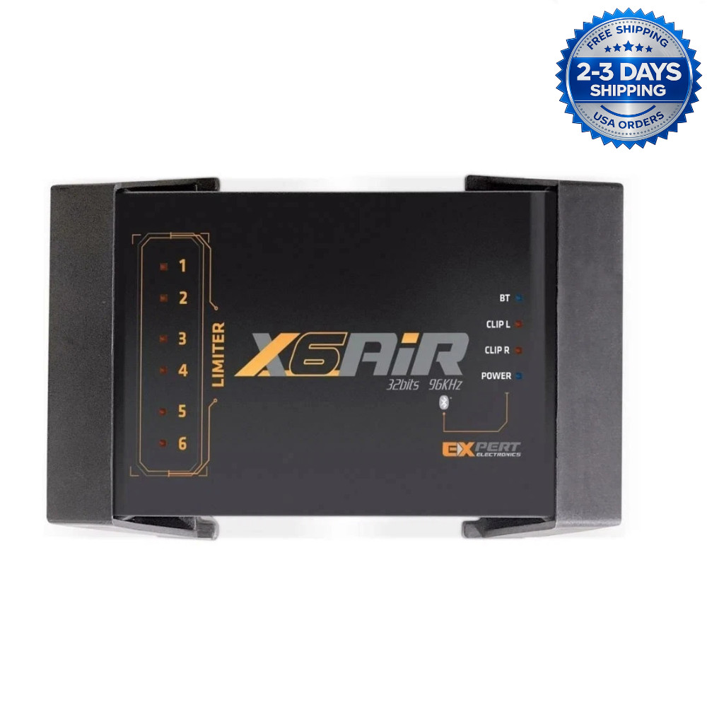 Expert Electronics X6 Air Bluetooth DSP - 32 bits 96KHz Digital Audio Processor