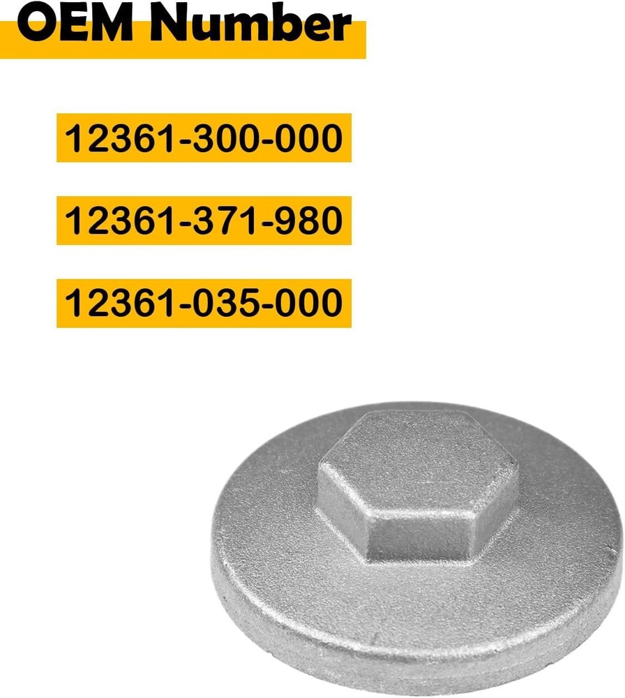 Engine Valve Tappet Adjustment Cover, Front/Rear Differential Gear Case Cap Comp
