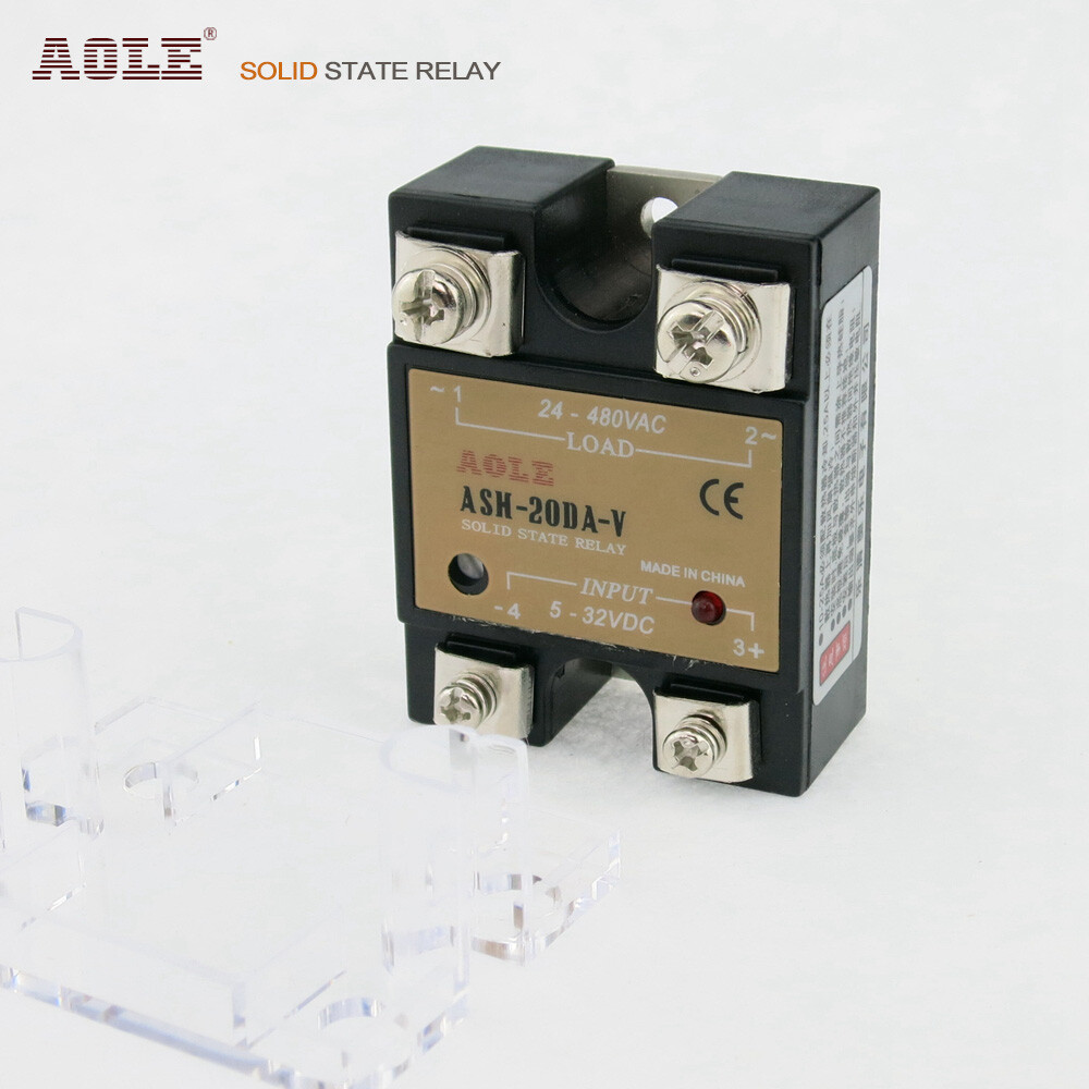 Single-phase solid state relay ASH-20DA-V built-in potentiometer 20A
