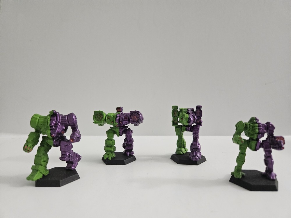 Battletech Inner Sphere Fire Lance Painted