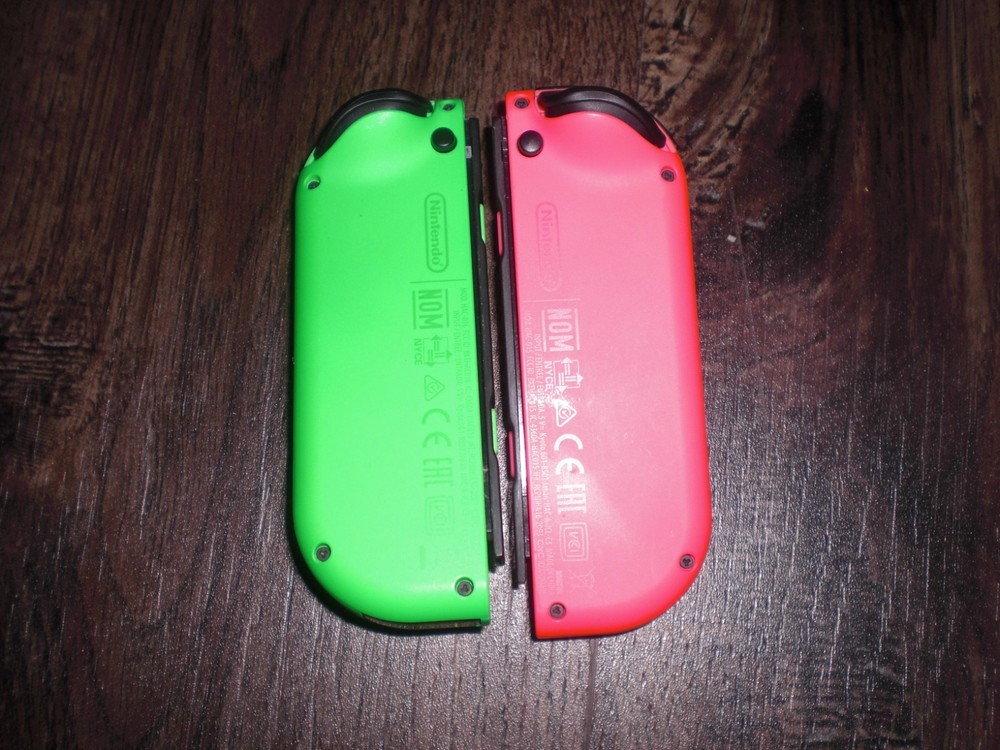 OEM Nintendo Switch Joy Con Pair Green Pink AUTHENTIC L R Left Right Controller