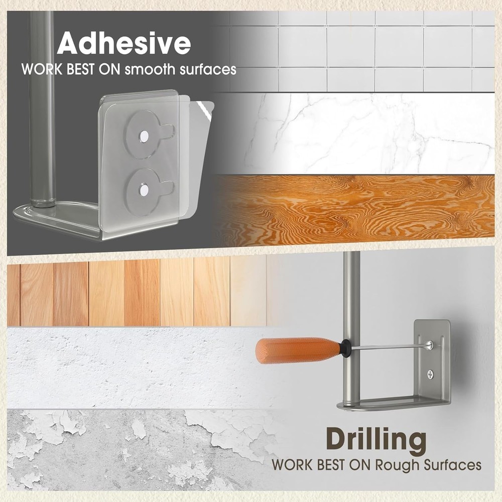 Space-Saving 6-Inch Hat Holder Set - Stylish Baseball Cap Storage Solution