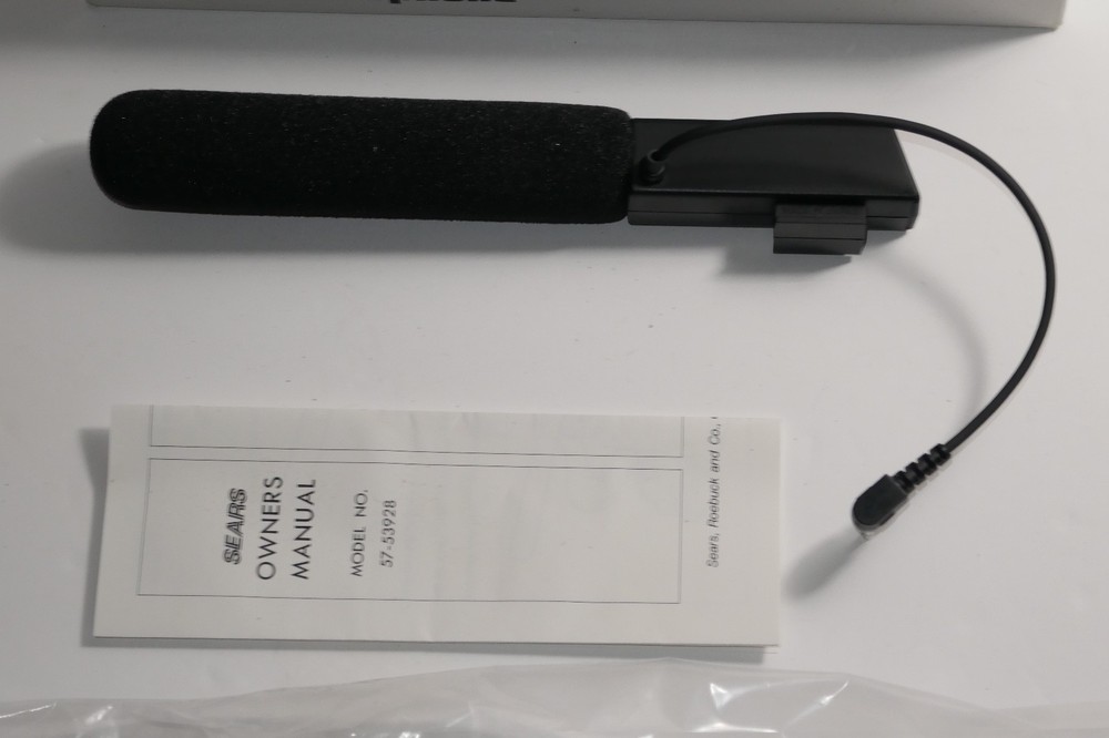 Sears Zoom Microphone for Camcorder #5753928