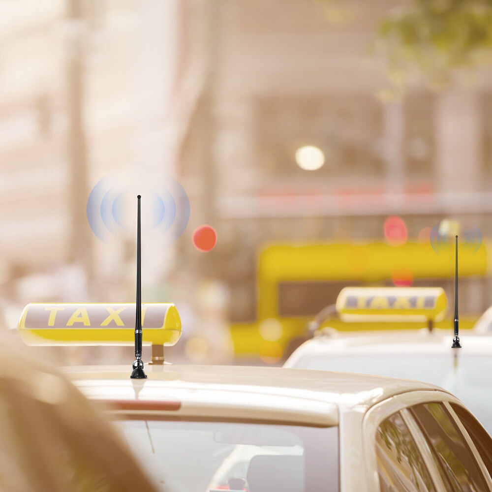 16" Universal Mount Swivel Base Car Radio AM/FM Amplified Signal Aerial Antenna