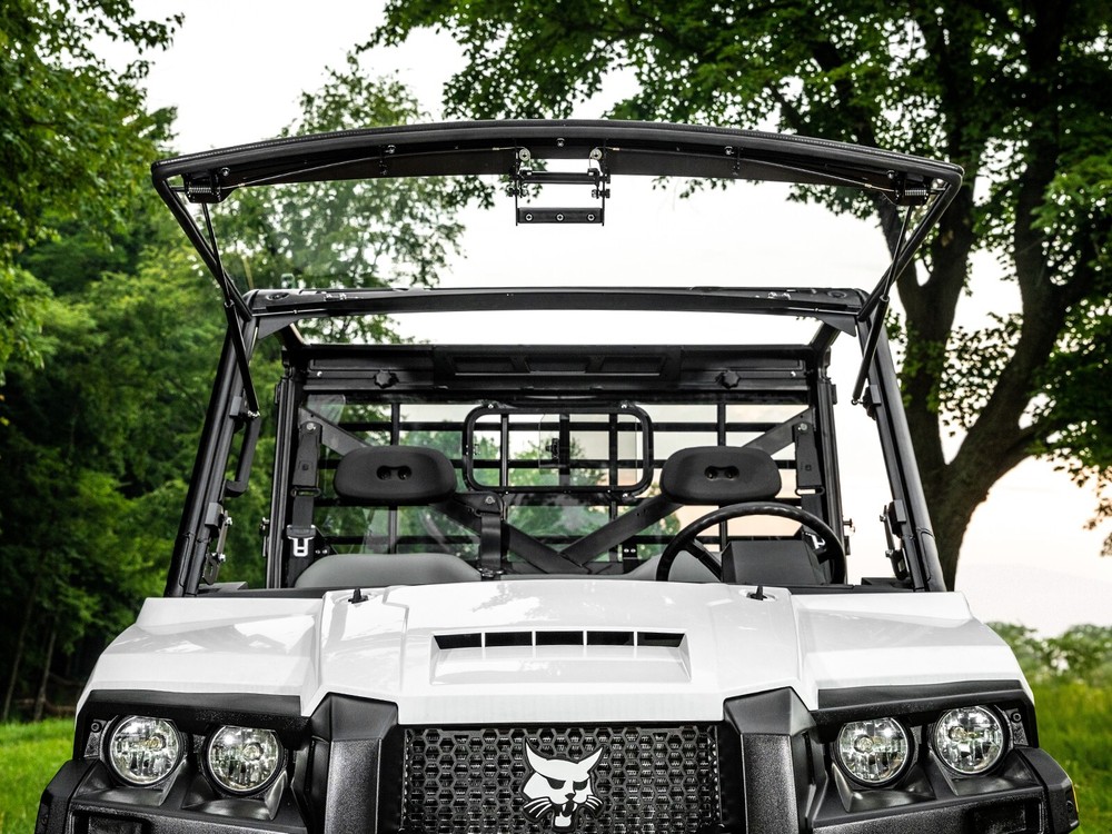 SuperATV Scratch Resistant Flip Windshield for Bobcat UV34 - 2019+