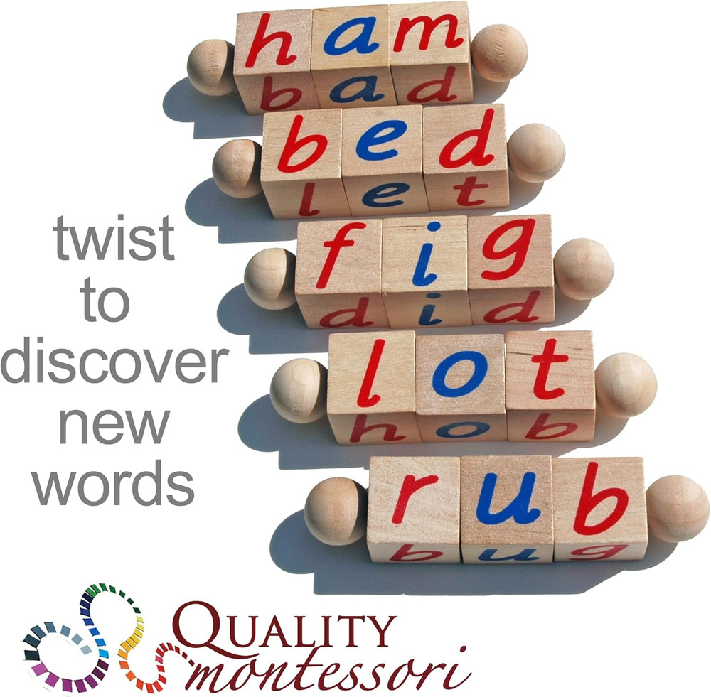 Phonetic Reading Blocks for the Beginning Reader | Tangible Preschool Learning M