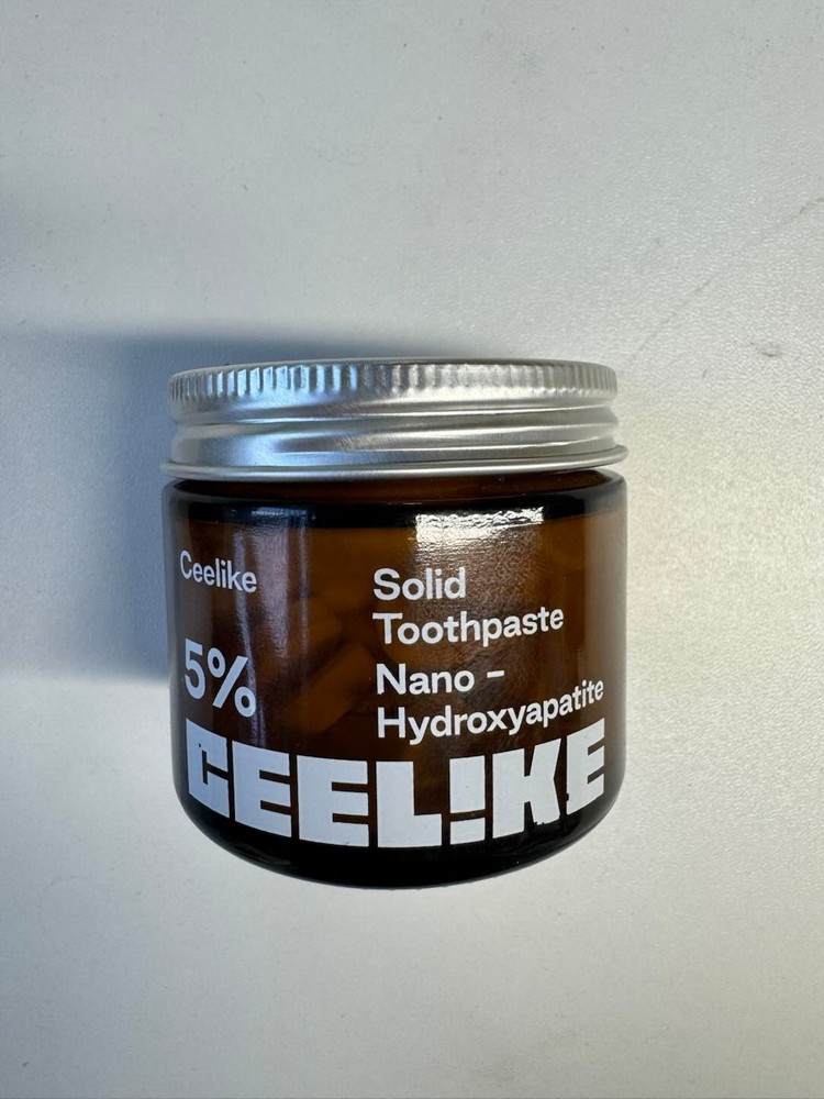 CEELIKE 5% Hydroxyapatite Solid Toothpaste ? Enamel Strengthening - 62 Tablets