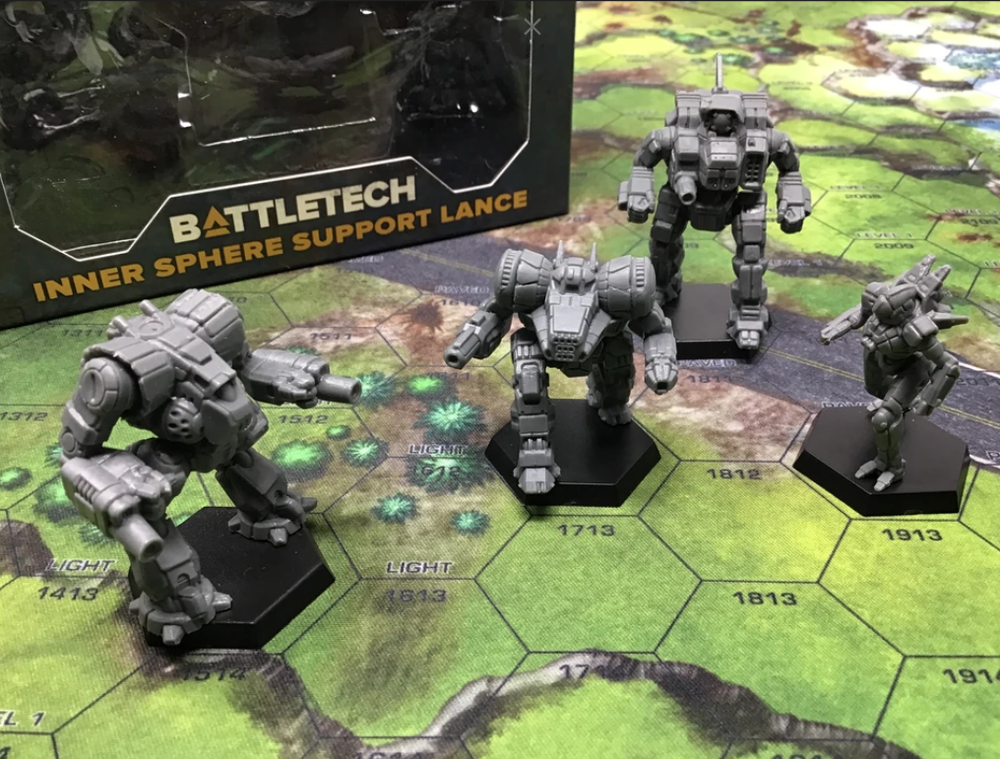 Battletech Support Lance Mech Pack Catalyst Games Cyclops Thug Dragon Spider