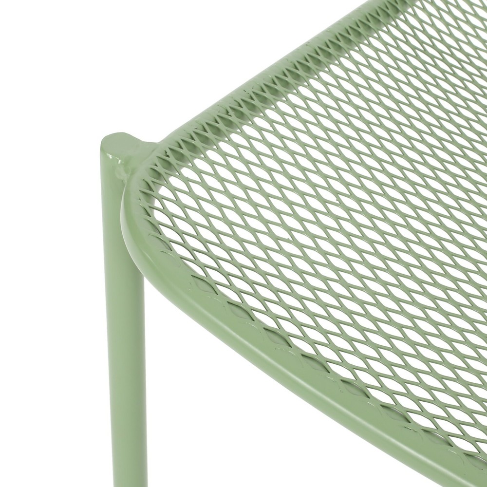 Outdoor Modern Iron Mesh 2 Seater Chat Set