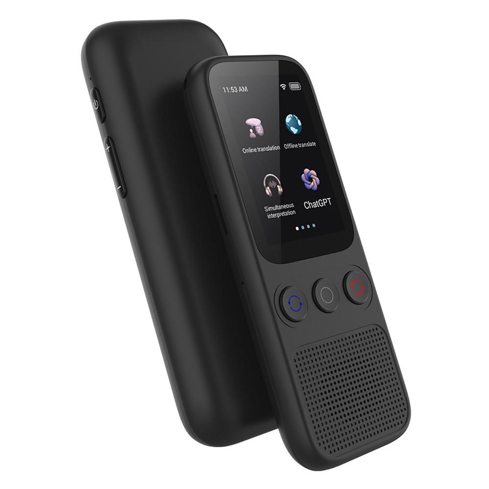 Portable Language Translator Device with 138 Languages Voice Translating .