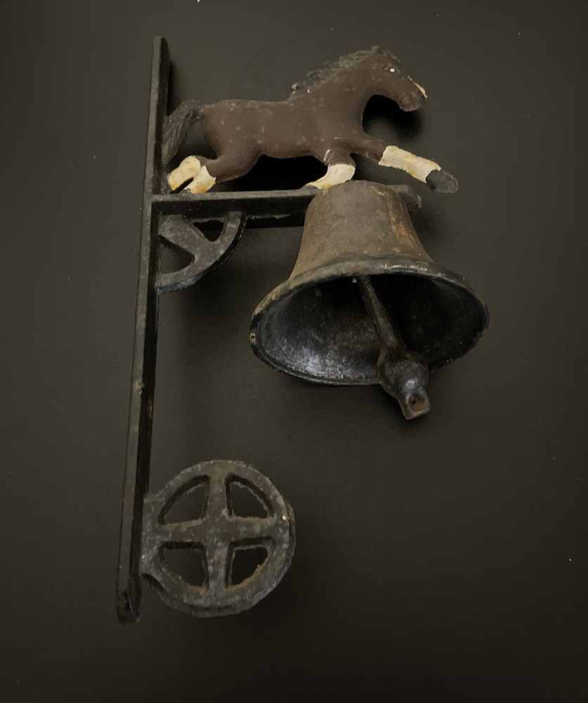 Cast Iron Horse Dinner Bell