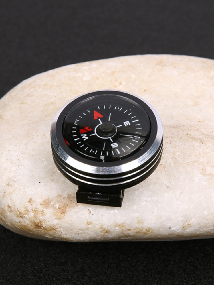 Mini Watch Strap Button Compass for Outdoor Hiking Camping Accessories Tool