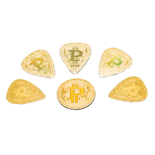 Cool Music Coin Pick 3pc Pack, .50